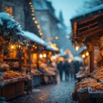 Ein verschneiter Abend voller weihnachtlicher Aromen christkindlmarkt